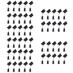 50 Paar USB Typ C Anti Staub Schutzhülle Silikon Port Stecker Cover (schwarz) - Bild 1 von 12