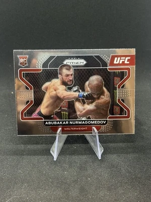 2022 Panini Prizm UFC - Abubakar Nurmagomedov (RC) Rookie Card #5 - NM 🔥 - Image 1 of 2