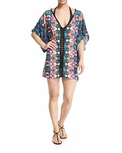 Nanette Lepore Swimsuit Cover Up Caftan Sz XS Multi Color (i9) - Picture 1 of 4