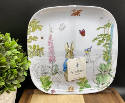 Platos de cena Peter Rabbit Beatrix Potter Spring Garden MELAMINA 10" (JUEGO DE 4) Foto 1 de 4