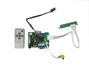 DIY Kit for LTN140AT22 1366x768 LCD LVDS Controller Board (HDMI+VGA+AV+Remote) - Picture 1 of 4