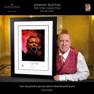 Deluxe John Lydon (Sex Pistols) Signed Autograph Print - Washington DC - Picture 1 of 9