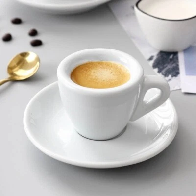 Espresso coffee Cups and saucers(set of 4). - image 1 of 4