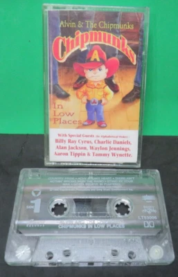 Chipmunks In Low Places (Cassette) Charlie Daniels Billy ray Cyrus tammy Wynette - Image 1 of 3