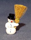 Dept 56 - Snowman With Broom - Snow Village - 50180 - Set of 1 - No Box