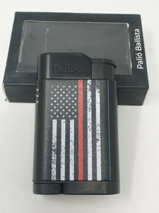 Palio Single Jet Torch Cigar Lighter - Black - New - Picture 1 of 3