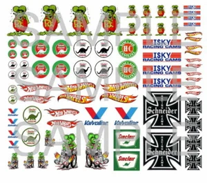 Rat 1:64 WATER-SLIDE DECALS FOR HOT WHEELS, MATCHBOX, SLOT CAR: - Picture 1 of 1