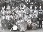Antique c. 1910 - 20 années 20 East Schodack Marching Band NY Lantern Glass Slide