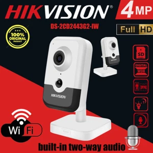 HIK WiFi 4MP Security Camera Indoor Smart Cube 2-way Audio DS-2CD2443G2-IW - Picture 1 of 6