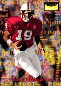 1995 SkyBox Premium Football Card #189 Steve Stenstrom Rookie - Bild 1 von 2