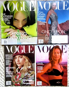 VOGUE MAGAZINE X4 2020 & 2022 BILLIE EILISH OLIVIA WILDE GAL GADOT FLORENCE PUGH - Picture 1 of 8