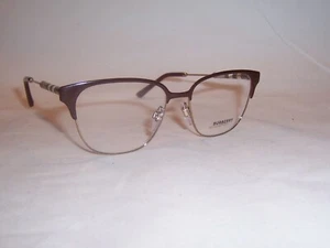 NEW BURBERRY EYEGLASSES BE 1313Q 1238 BORDEAUX/LIGHT GOLD 53mm AUTHENTIC RX - Picture 1 of 6