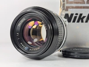 Lente Nikon Nikkor 50Mm F/1.4 No Ai Estándar Mf Desde JAPÓN - Imagen 1 de 17