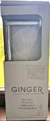 Toallero individual cromado pulido Ginger Sine Collection 8" 0205/PC, nuevo Foto 1 de 2