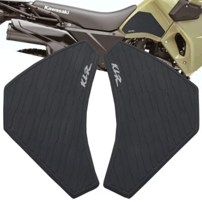 Fuel Tank Pad For Kawasaki KLR650 2022-2024 Tank Protector Knee Grip 2pcs KLR650 - Image 1 of 4