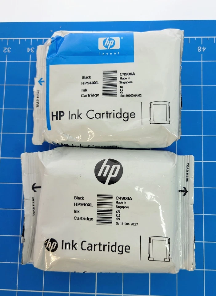 Original HP 940XL Tintenpatrone Schwarz 2er Pack für Officejet 8000 8500 - Bild 1 von 1