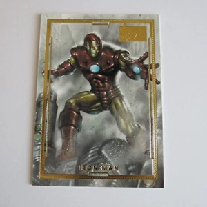 MARVEL 75TH ANNIVERSARY PROMO P1 IRON MAN TRADING CARDS - Picture 1 of 2