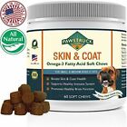 Pawstruck Natural Omega 3 Fish Oil for Dogs & Cats Soft Chew Supplements with Om