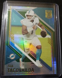 2021 Donruss Elite Football Green #25 Tua Tagovailoa Miami Dolphins - Picture 1 of 1