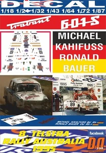 DECAL TRABANT P601 MICHAEL KAHIFUS R.AUSTRALIA 1995 45th (09) - Picture 1 of 1