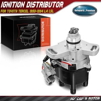 Distribuidor de ignição com tampa e rotor para Toyota Tercel 1993-1994 1.5L 1905011020 - Imagem 1 de 4