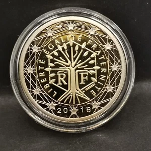 2 EURO BE 2016 BELLE EPREUVE FRANCE 7500 EX. / SOUS CAPSULE / EUROS PROOF - Picture 1 of 3