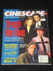 CINESCAPE magazine 1996, X-Files, Quentin Tarantino, Fantastic Four, Nowhere Man - Picture 1 of 1