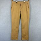 Country Road Straight Leg Chino Pants Mens Size 32 (W32xL30) Beige