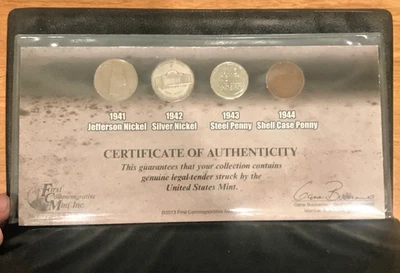 WWII Japanese Invasion Money Note & Pearl Harbor Commemorative Coin Set - Image 1 of 4