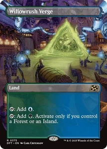 Willowrush Verge Borderless - DFT 0375 - NM - MTG Magic - Picture 1 of 1