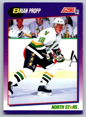 1991-92 Score Canadian English Brian Propp Minnesota North Stars #223 - Image 1 of 2