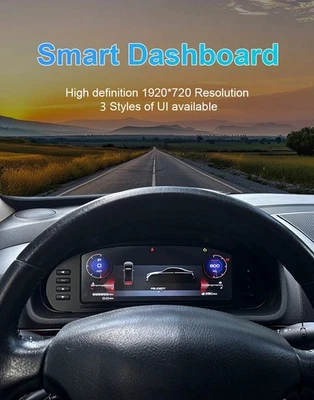 Digital Cluster Virtual Cockpit For Peugeot 407 2004-2010 Dashboard Instrument - Imagem 1 de 4