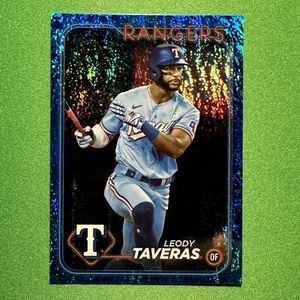 2024 Topps Series 1 - Leody Taveras #199 Blue Holofoil 145/999 - Picture 1 of 3