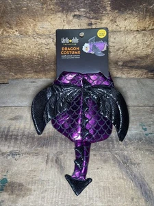 Neu Nervenkitzel & Schüttelfrost kleines Haustier lila Drache Halloween Kostüm Kaninchen Meerschweinchen - Bild 1 von 5