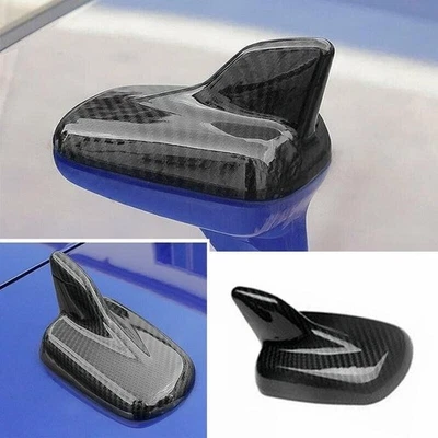 Para Audi A4 A5 A6 Q3 Q5 Q7 Aleta de Tiburón Fibra de Carbono ABS Antena Receptor Cubierta Borde Foto 1 de 4