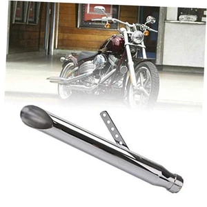 Tubo silenciador escape corte barra acero inoxidable moto para picadora plateado - Imagen 1 de 8