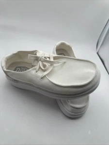 Hey Dude Wendy Rise Women's Spark White US Size 9 UK 7 New Without Box - Picture 1 of 10