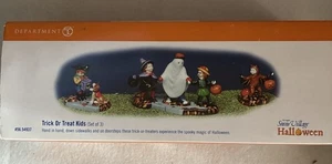 Dept 56 Halloween Trick or Treat Kids 54937 Costumes Snow Village Please Read - Picture 1 of 14