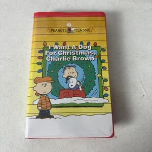I Want a Dog for Christmas, Charlie Brown (VHS, 2004) - Picture 1 of 4