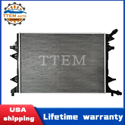13273 Radiator Fits Volkswagen 2007-2010 Bora TDI 1.9L 2013-16 Jetta Hybrid 1.4L - Imagem 1 de 4