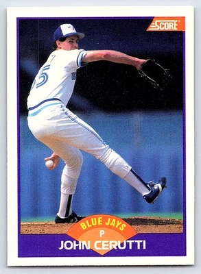 1989 Score #304 John Cerutti  Toronto Blue Jays - Image 1 of 2
