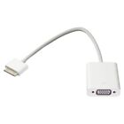 Apple 30-pin to VGA Adapter (For Older Generation 30-Pin) - White (A1368)
