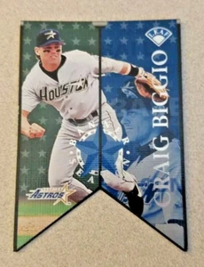 1997 Leaf Banner Season Craig Biggio Die Cut Astros 1428/2500 See Note - Picture 1 of 3