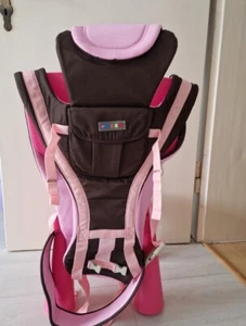 Baby Kinder Tragetasche Bauchtrage Babyträger Babyrucksack rosa guter Zustand - Bild 1 von 4