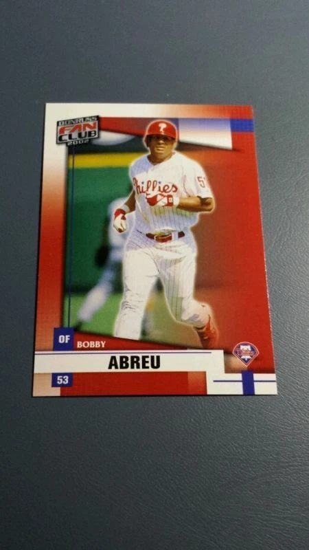 BOBBY ABREU 2002 DONRUSS FAN CLUB CARD # 200 B7705 - Image 1 of 1