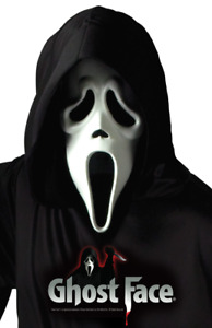 NEW Official Scream Ghost Face Mask Shroud Fancy Dress Costume Accessory