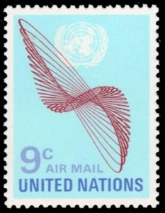 UNITED NATIONS C15 - Stylized Wing "1972 Airmail" (pb73846) - Picture 1 of 1
