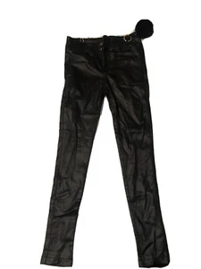 womens faux leather pants - Picture 1 of 2