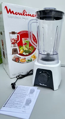Moulinex Blendeo+ LM2C01 Tischmixer 450 W 1,5 Liter 2 Geschwindigkeiten OVP Neu - Bild 1 von 3