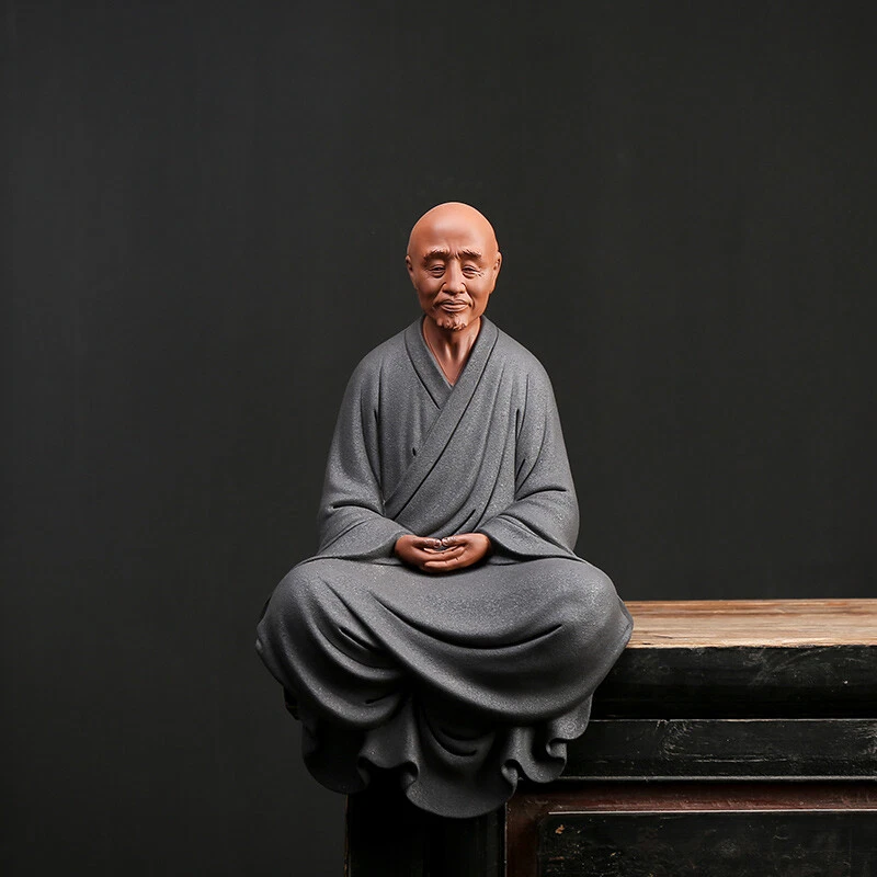 Bonze Hongyi историческая фигурка статуэтка ручной работы Исин Зиша чай домашнее животное исследование деко - Изображение 1 из 4